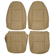 1980-1981 Chevrolet Camaro Custom Real Leather Seat Covers (Front)