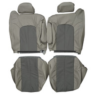 2001-2002 GMC Yukon Denali Custom Real Leather Seat Covers (Front)