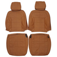 1995-1996 Jeep Grand Cherokee Country Custom Real Leather Seat Covers (Front)