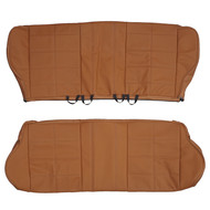 1995-1996 Jeep Grand Cherokee Country Custom Real Leather Seat Covers (Rear)