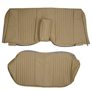 1976-1977 Cadillac Seville Custom Real Leather Seat Covers (Rear)