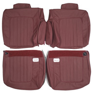 1986-1990 Chevrolet Caprice Custom Real Leather Seat Covers (Front)