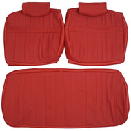1972 Chevrolet Impala Coupe Custom Real Leather Seat Covers (Front)