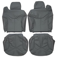 1999-2002 GMC Sierra SLE SLT Z71 Custom Real Leather Seat Covers (Front)