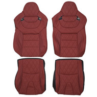 1991-2006 Land Rover Defender 110 Custom Real Leather Seat Covers (Front)