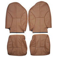1998-2002 Dodge Ram 2500 Custom Real Leather Seat Covers (Front)