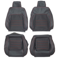 ALFA ROMEO sam moanie シート 1990-1993 Alfa Romeo Spider Custom Real Leather Seat Covers (Front