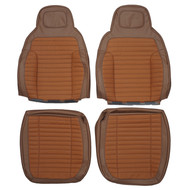 1993-1998 Jeep Grand Cherokee Laredo Custom Real Leather Seat Covers (Front)