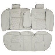2003-2007 Cadillac CTS-V Custom Real Leather Seat Covers (Rear)