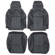 1997-1998 Jeep Cherokee Custom Real Leather Seat Covers (Front)