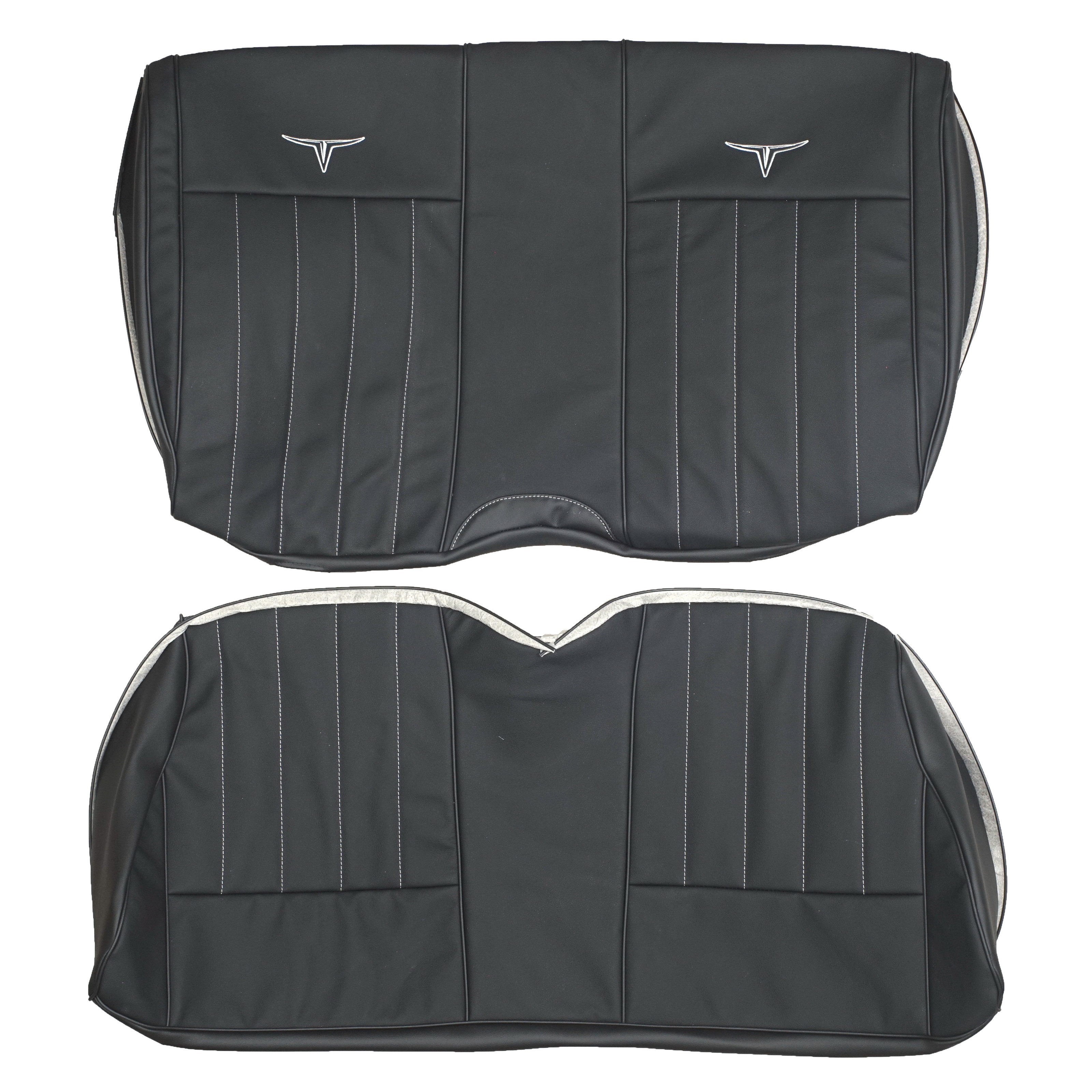 1970-1977 Ford Maverick Custom Real Leather Seat Covers (Rear