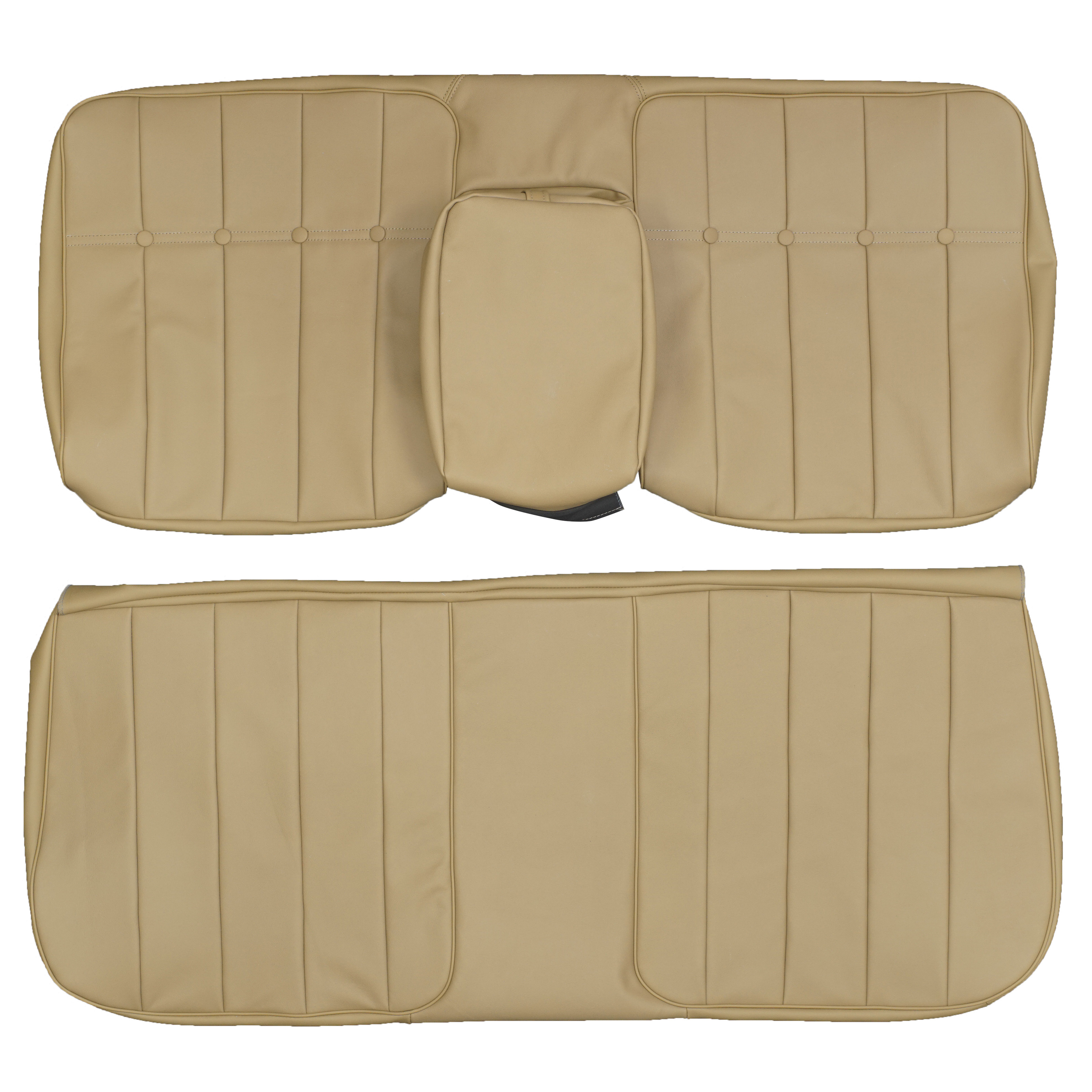 1966 Cadillac DeVille Sedan Custom Real Leather Seat Covers (Front