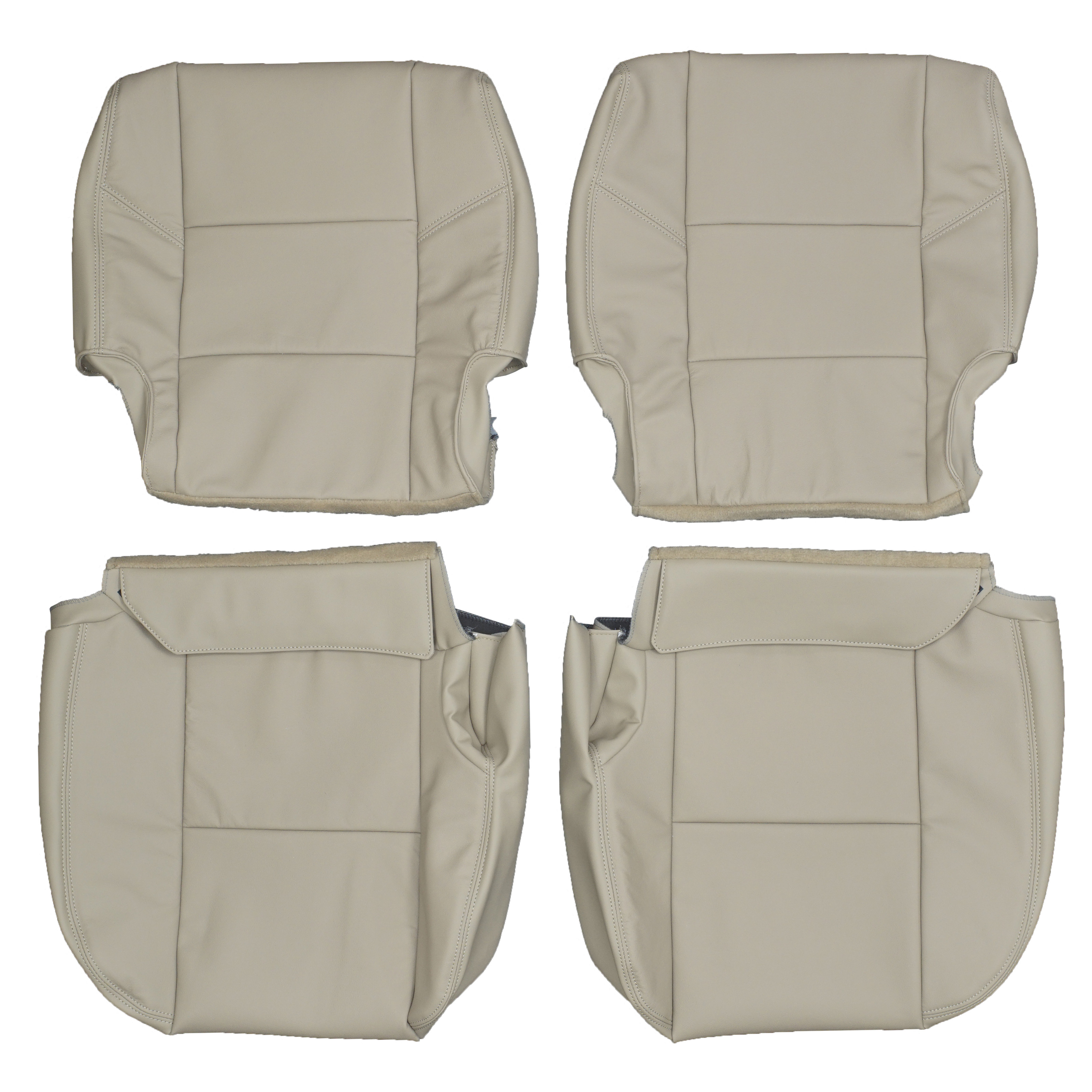 2001-2007 Toyota Sequoia Captain Custom Real Leather Seat Covers