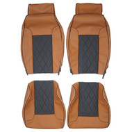 1992-2006 Hummer H1 Custom Real Leather Seat Covers (Rear)