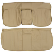 1969 Cadillac Deville Sedan Custom Real Leather Seat Covers (Front)