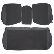 1962 Cadillac DeVille Coupe Custom Real Leather Seat Covers (Front)