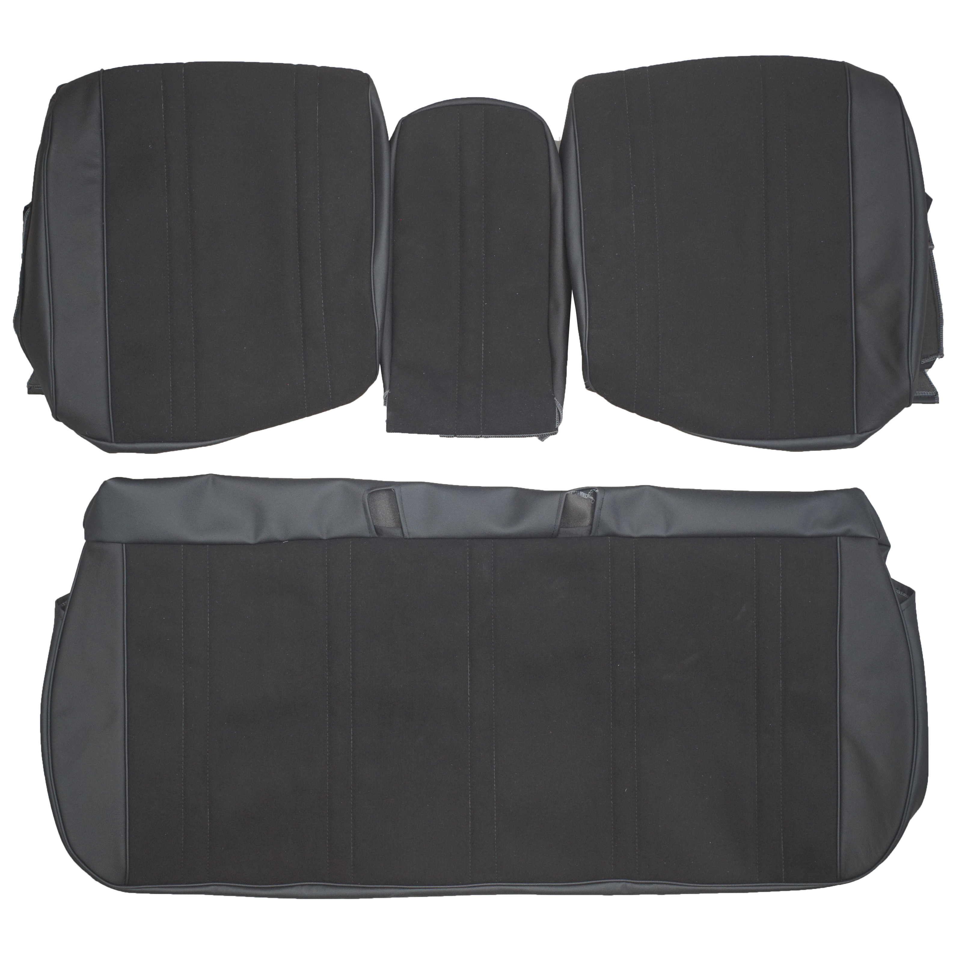 1962 Cadillac DeVille Coupe Custom Real Leather Seat Covers (Front