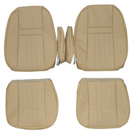 1987-1991 Ford Bronco Custom Real Leather Seat Covers (Front)