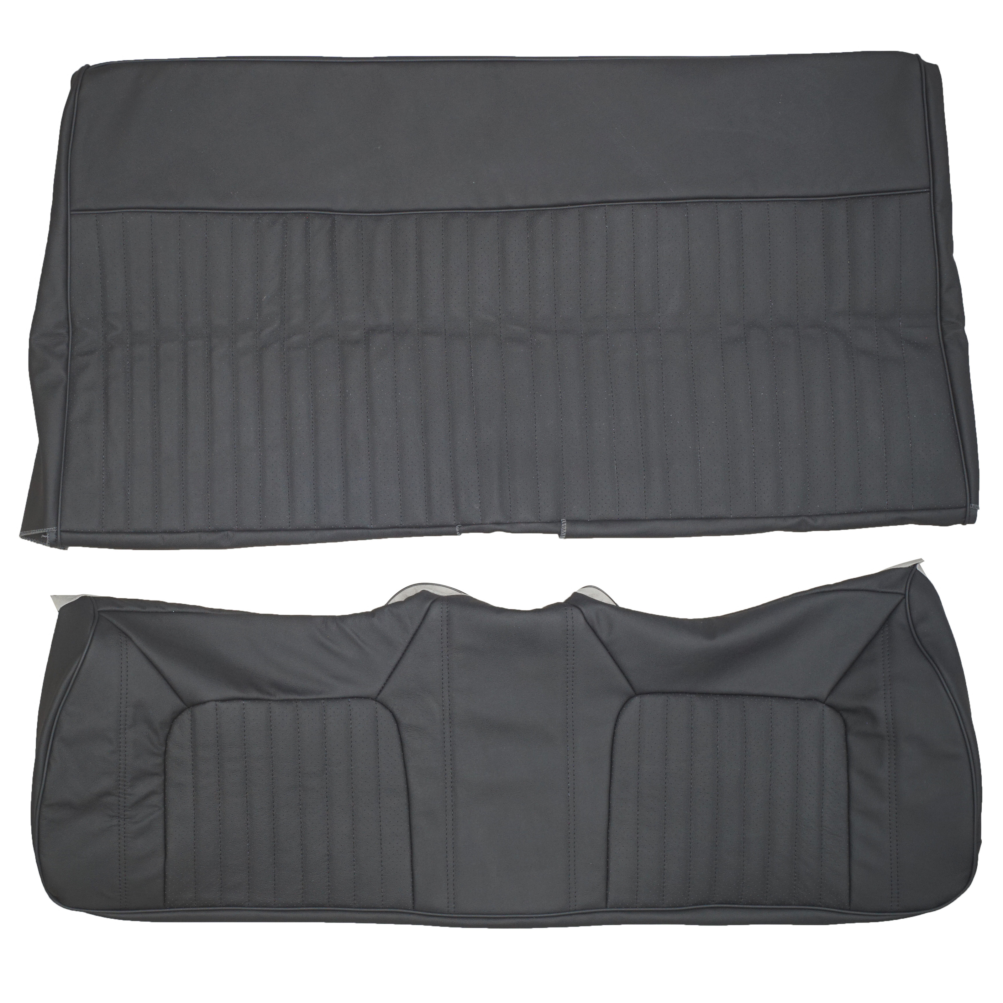 1970-1971 Dodge Challenger Custom Real Leather Seat Covers (Rear