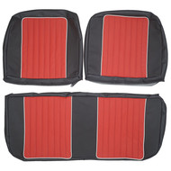 1966 AMC Rambler American 440 Convertible Custom Real Leather Seat Covers (Front)