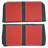 1966 AMC Rambler American 440 Convertible Custom Real Leather Seat Covers (Rear)