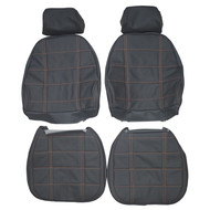 1984-1994 Jeep Cherokee XJ Custom Real Leather Seat Covers (Front)