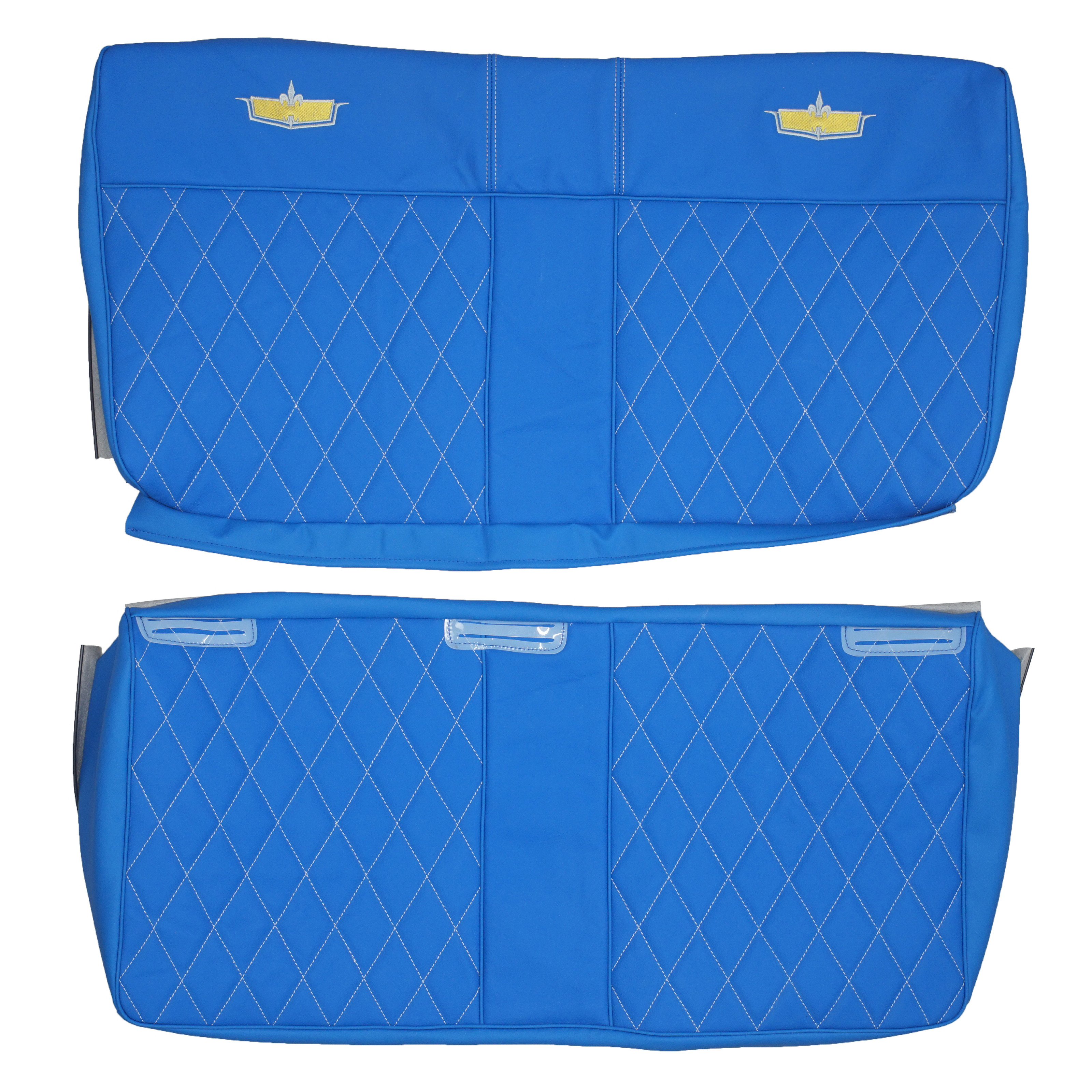 ☆キャスパー　青　ビンテージシーツ 1977-1990 Chevrolet Caprice Station Wagon Custom Real Leather Seat