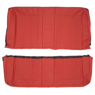 1966-1967 Chevrolet Nova Custom Real Leather Seat Covers (Rear)