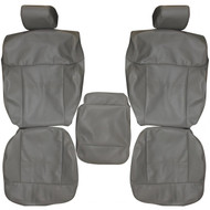2004-2008 Ford F150 SuperCrew Lariat Custom Real Leather Seat Covers (Front)