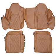 2011-2015 Mercedes Benz C204 C-Class Coupe Custom Real Leather Seat Covers (Rear)