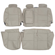 2005-2006 Toyota Tundra Double Cab Custom Real Leather Seat Covers (Rear)