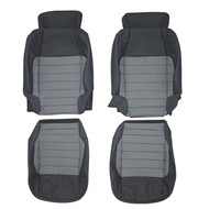 2001-2002 Ford F150 Harley Davidson Custom Real Leather Seat Covers (Rear)
