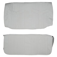 1969 Pontiac GTO Convertible Custom Real Leather Seat Covers (Rear)
