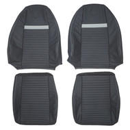 2003-2004 Ford Mustang Mach-1 Custom Real Leather Seat Covers (Front)