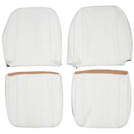 1963 Ford Thunderbird T-Bird Custom Real Leather Seat Covers (Front)