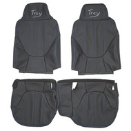 2001-2005 Chevrolet S10 Crew Cab Custom Real Leather Seat Covers (Front)