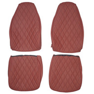 1976-1981 Chevrolet Chevette Custom Real Leather Seat Covers (Front)