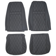 1970-1973 Ford Maverick Bucket Custom Real Leather Seat Covers (Front)