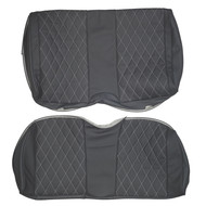 1970-1973 Ford Maverick Custom Real Leather Seat Covers (Rear)