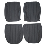 1980-1981 Mercedes-Benz C107 SLC Coupe Custom Real Leather Seat Covers (Front)