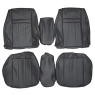 1977-1979 Jeep Cherokee J10 SJ Pickup Bucket Custom Real Leather Seat Covers (Front)