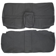 1971-1972 Cadillac DeVille Coupe Custom Real Leather Seat Covers (Rear)