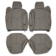 2003-2006 Chevrolet Avalanche Custom Real Leather Seat Covers (Front)