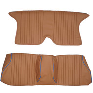 1966-1969 Fiat Dino Spider Custom Real Leather Seat Covers (Rear)