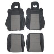 1988-1991 Honda CRX Custom Real Leather Seat Covers (Front)