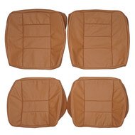 1989-1991 Mercedes Benz C126 Coupe 380SEC 560SEC Custom Real Leather Seat Covers (Rear)