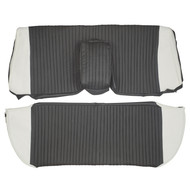 1959 Cadillac Series 62 Sedan Custom Real Leather Seat Covers (Rear)