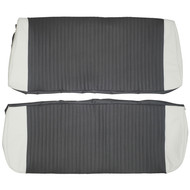 1959 Cadillac Series 62 Sedan Custom Real Leather Seat Covers (Front)