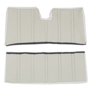 1962 Cadillac DeVille Convertible Custom Real Leather Seat Covers (Rear)