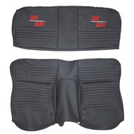 1967 Ford Mustang Custom Real Leather Seat Covers (Rear)